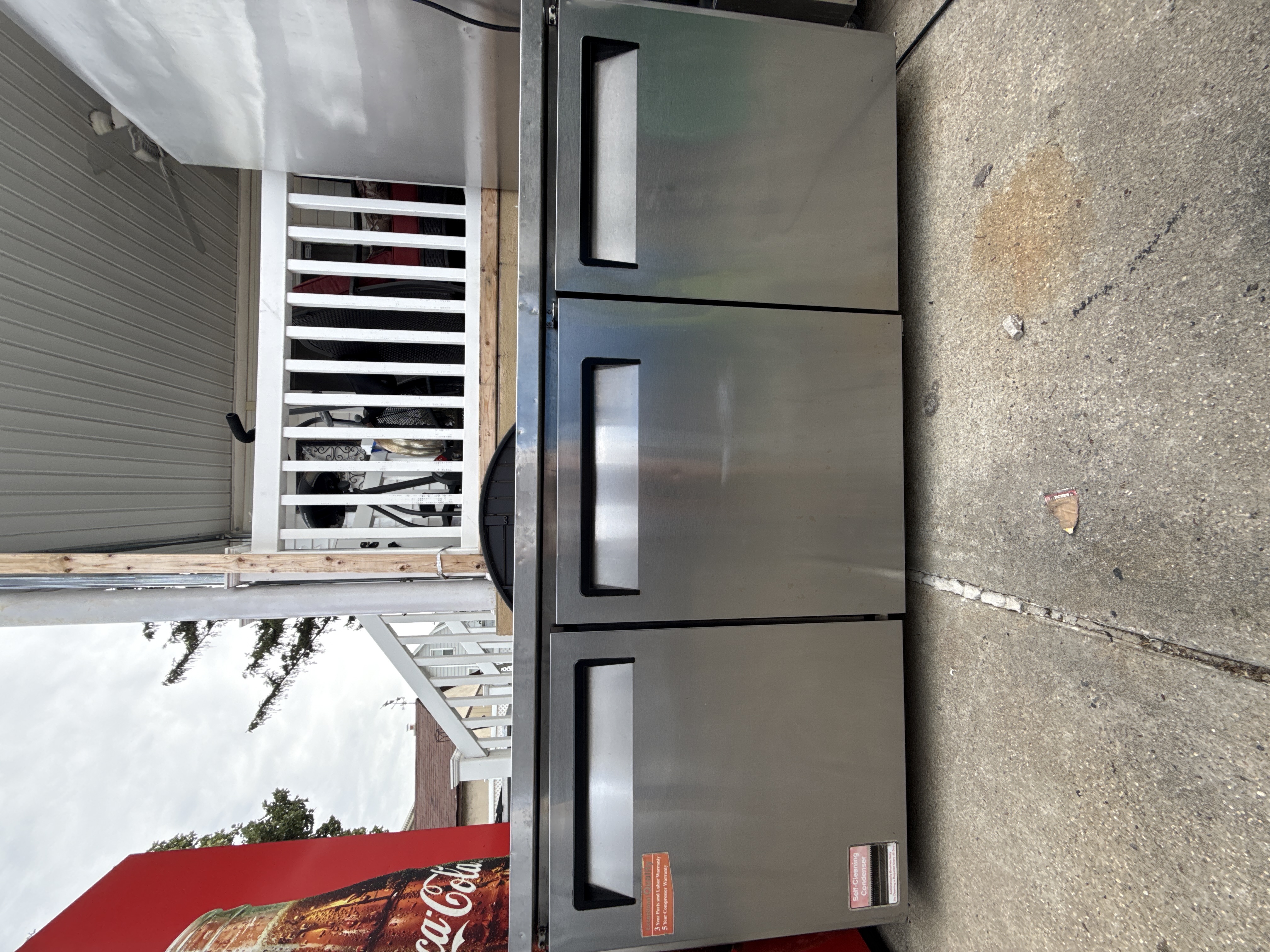 3-Door Undercounter Refrigerator Turbo Air MUR-72 used commercial restaurant equipment NYC