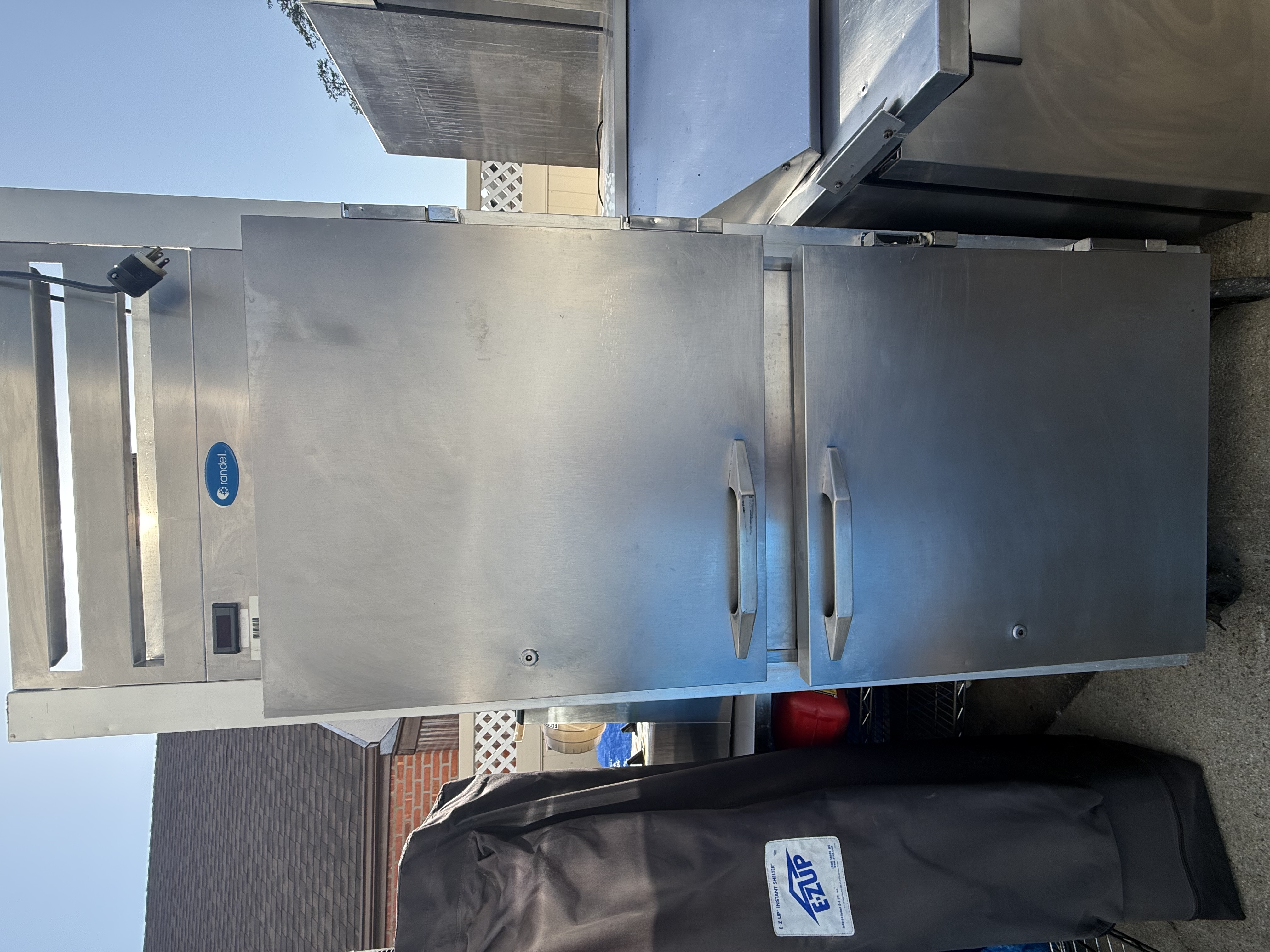 Split-Door Reach-In Refrigerator Randell used commercial restaurant equipment NYC