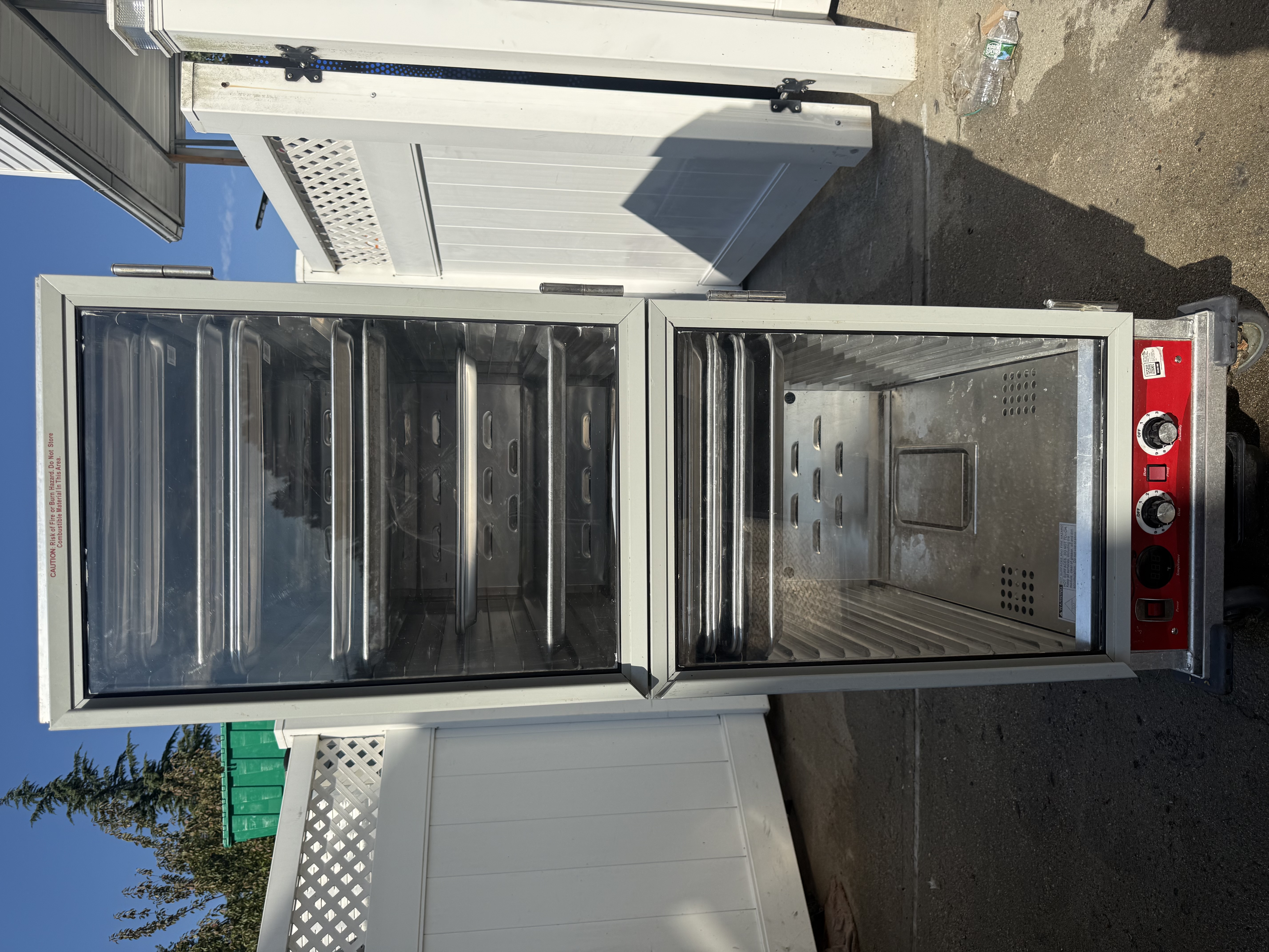Full-Size Insulated Heated Holding and Proofing Cabinet with Clear Dutch Doors Avantco 177HPI1836DC used commercial restaurant equipment NYC